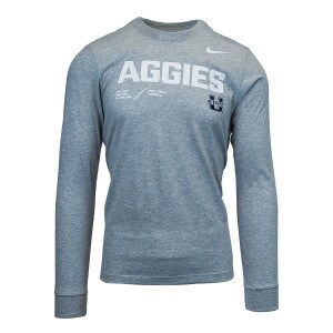 utah state aggies nike long sleeve tshirt